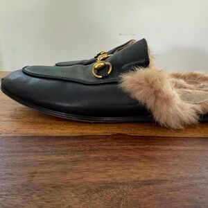 Gucci Princetown Horsebit Mules